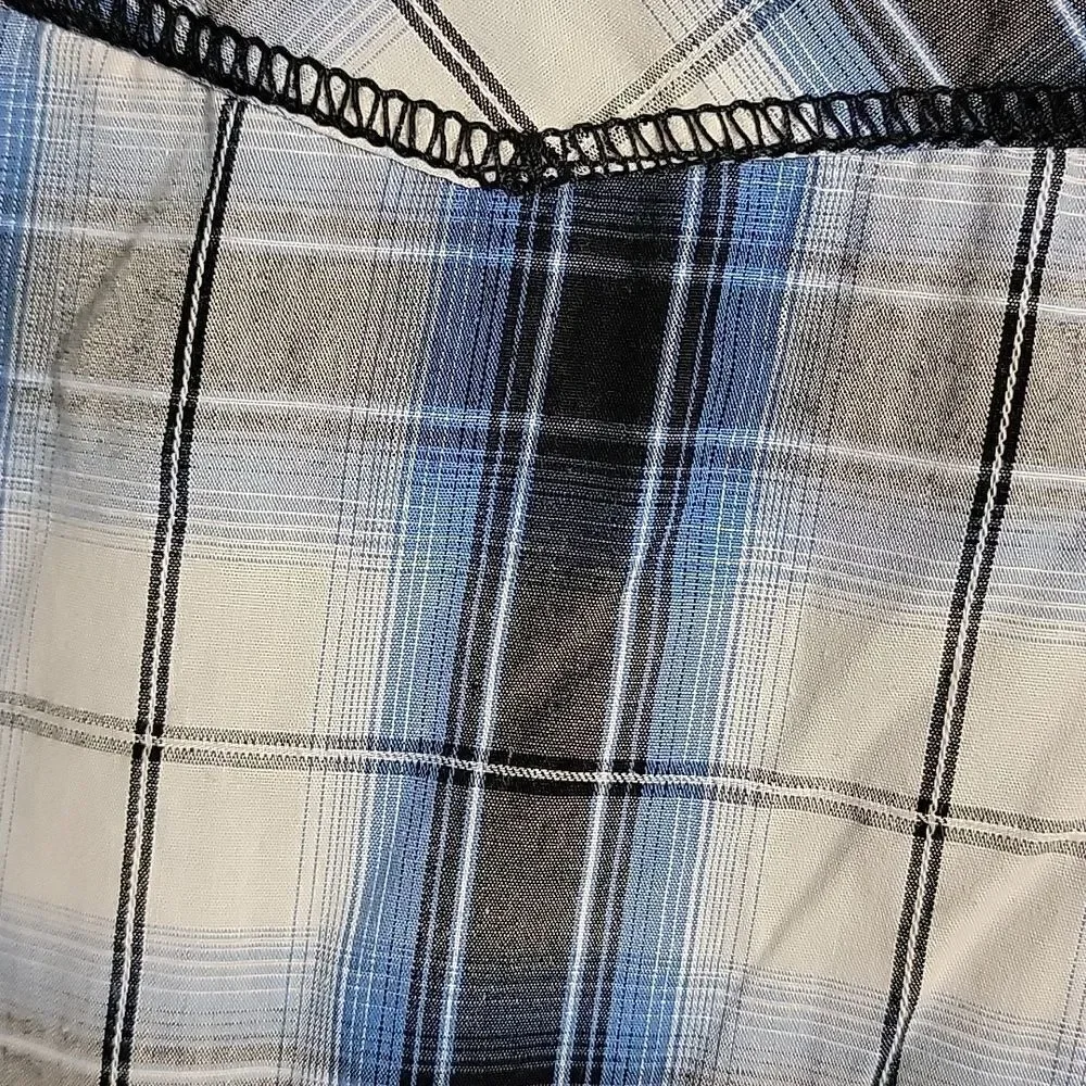 🖤5/$20🖤 ROUTE 66.. plaid button down shirt..